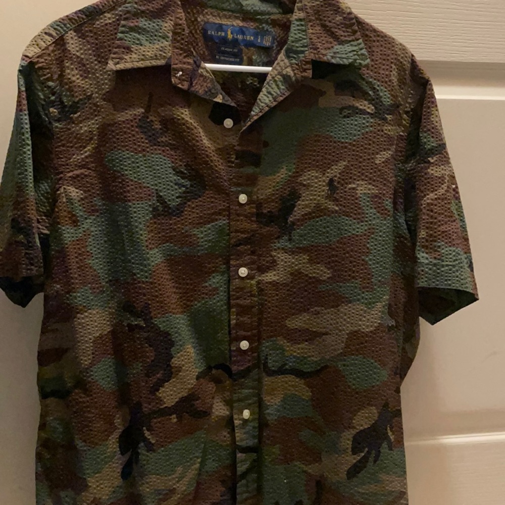 Large Polo button up worn once